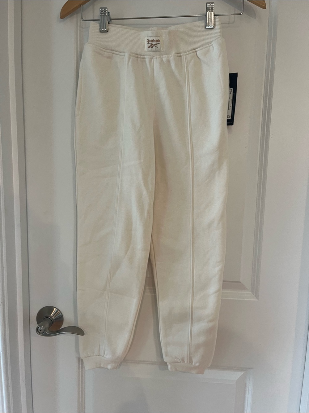 Reebok Off-White/Cream Sweatpants/Joggers - Size S (7)